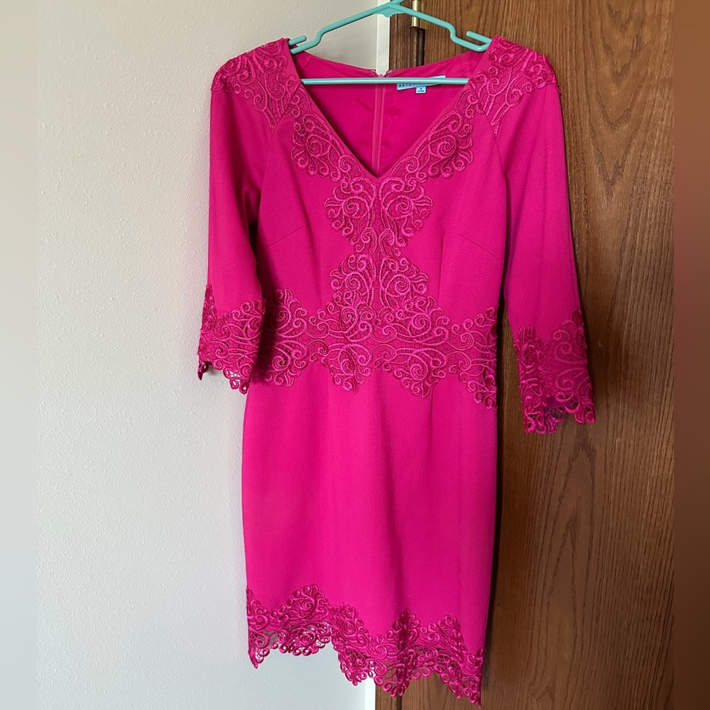 Antonio Melani Pink Lace Dress